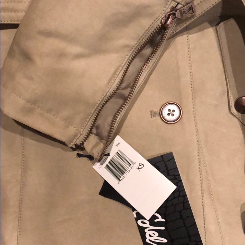 Sam Edelman szXS studded short trench in stone - Picture 9 of 11